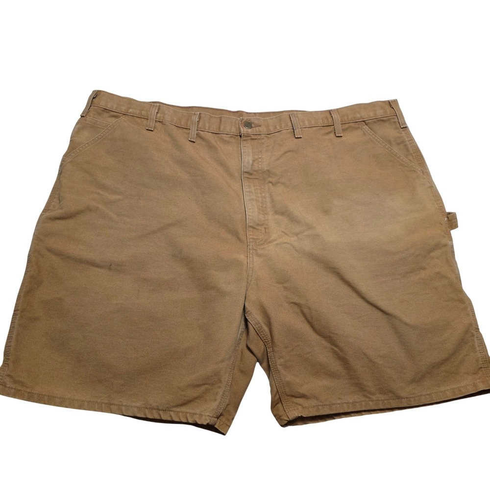 Carhartt Mens 48 Carpenter Shorts Brown Duck Canvas Workwear Utility Gorpcore
